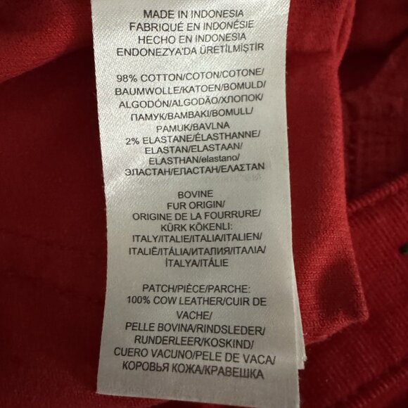 Lauren Ralph Lauren Pants Women’s Corduroy Premier Straight Pants Size 8 Stretch - Picture 7 of 7